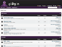 Tablet Screenshot of forum.pidgin-im.de